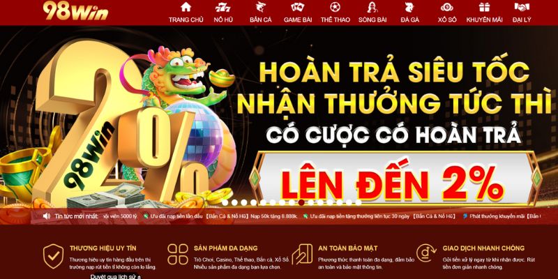 Khuyến Mãi Dành Cho Người Đăng Nhập 98Win